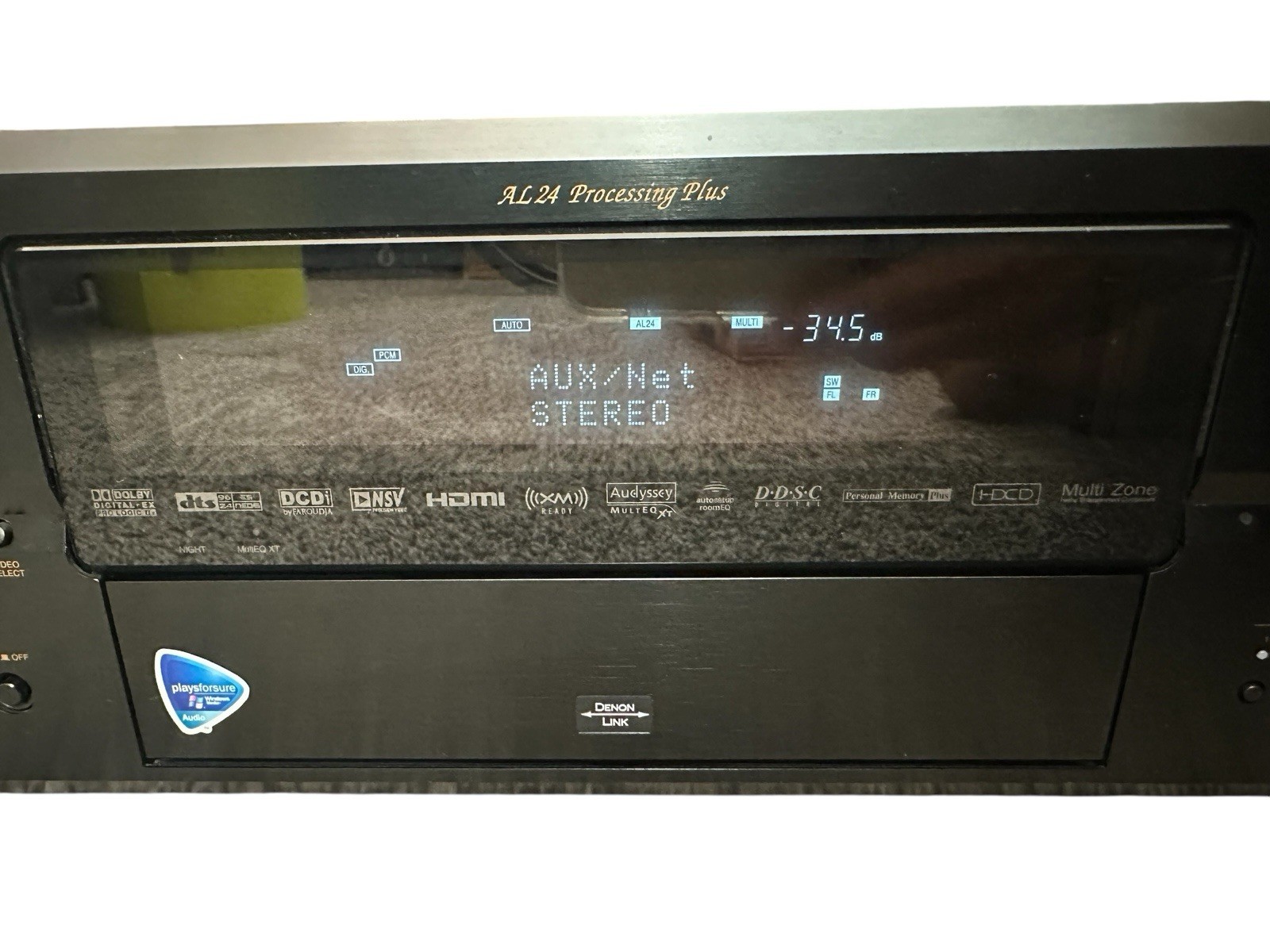 Denon AVR-4306 nine channel 7.1 surround 170 W channel. Beast. Flagship model.