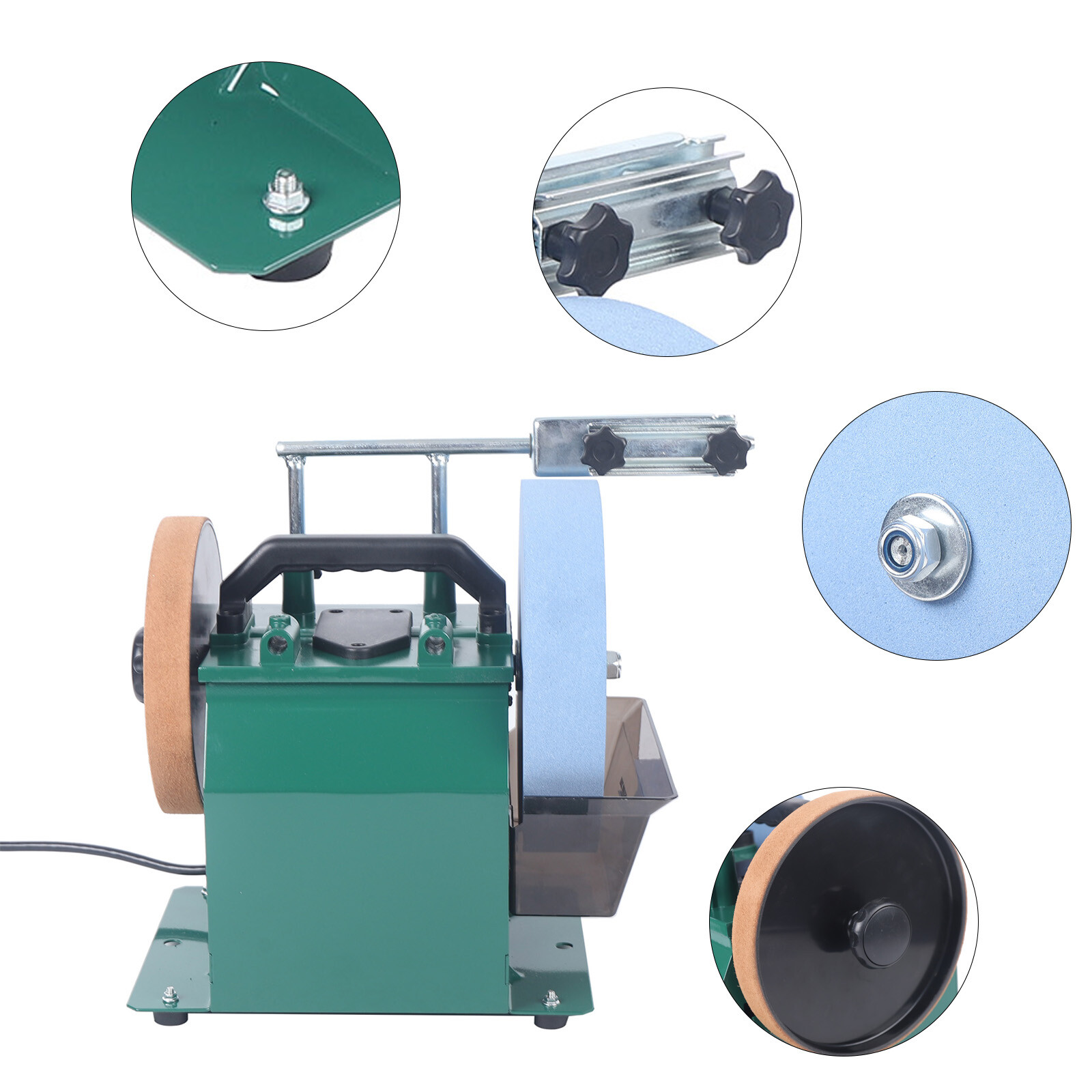 Electric Knife Sharpener Water-cooled Grinder Bench Wet Stone Grinding Machine