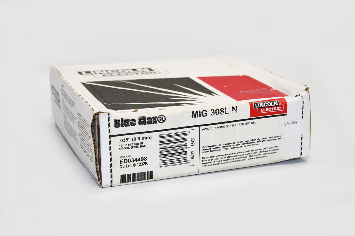 .035" MIG ER308 10-Lbs Spool Welding Wire Lincoln Electric Blue Max