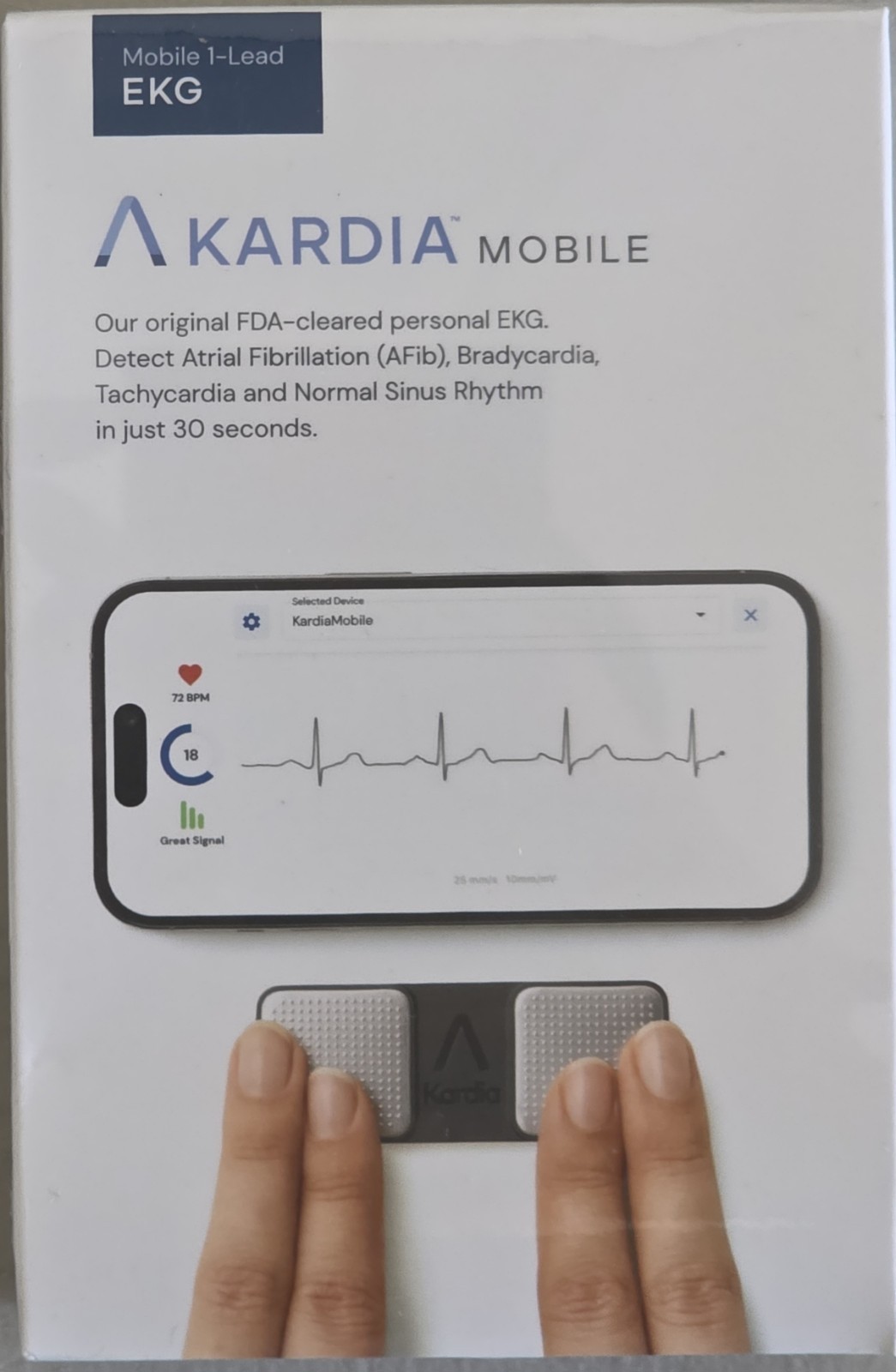 Kardia mobile AliveCor AC-009 Wireless Personal EKG Monitor
