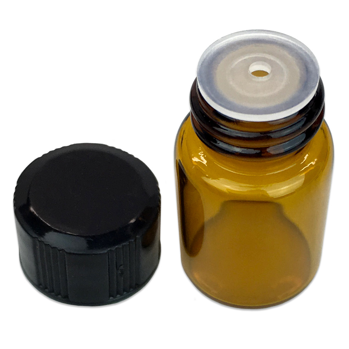 USA 60 Bottles 2ML Essential Oil Perfume Sample Glass Bottle with Reducers