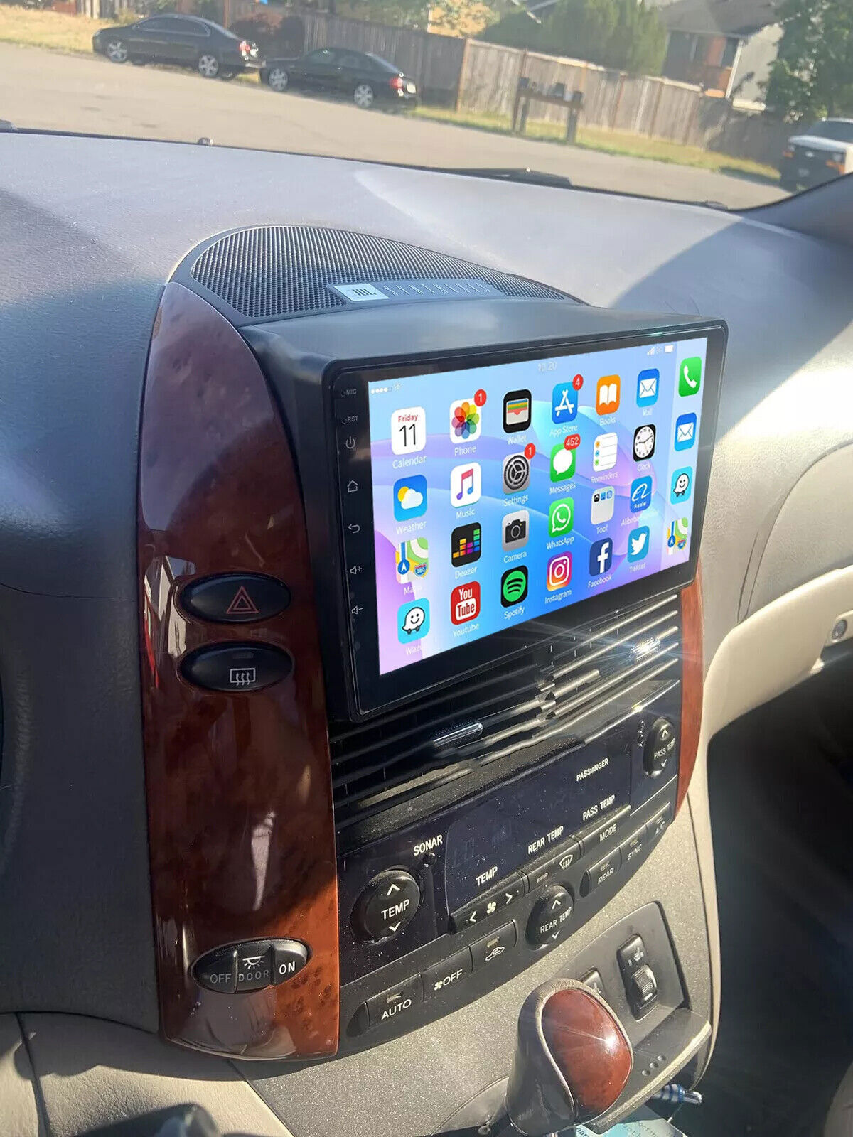 Android 13 Apple CarPlay For Toyota SIENNA 2004-2010 Car Stereo Radio GPS Navi