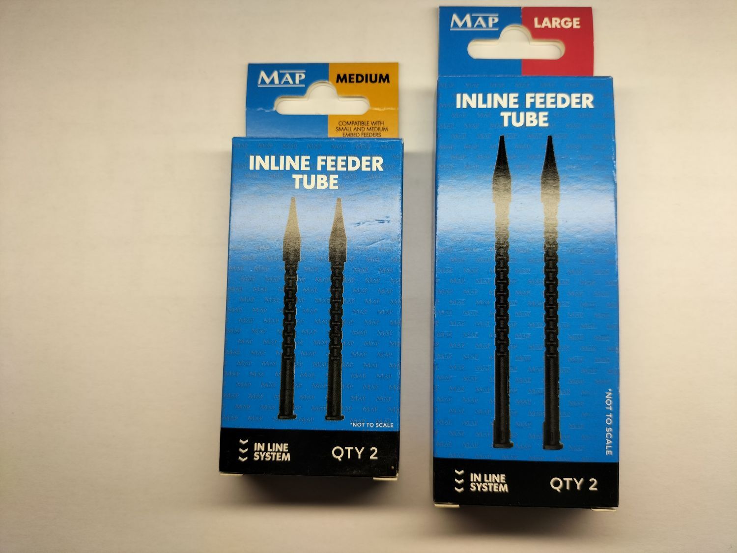 MAP Embed Method Feeders, Tubes and connectors(All Sizes)