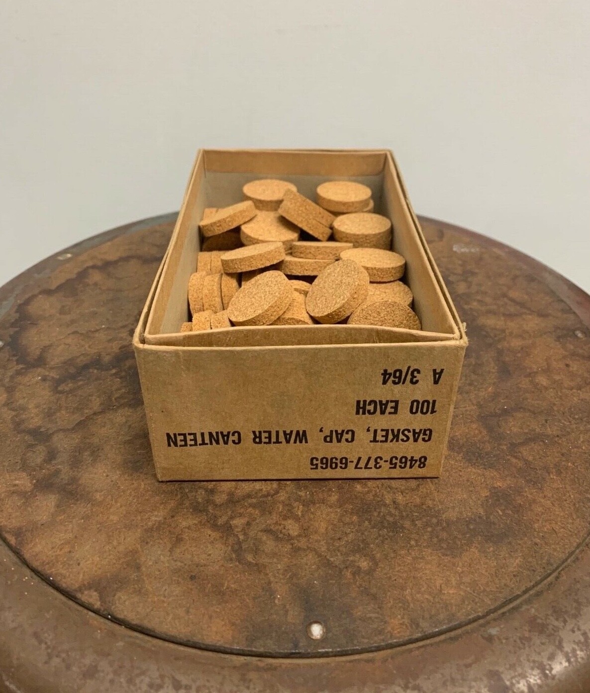 US Military Water Canteen Gasket 8465-377-6965 / Cork, R-51