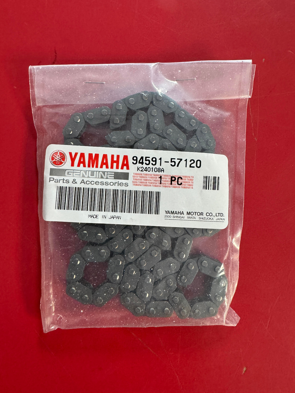 Yamaha 2009 - 2024 YFZ450R YFZ 450R 450X ATV CamTiming Chain 94591-57120-00