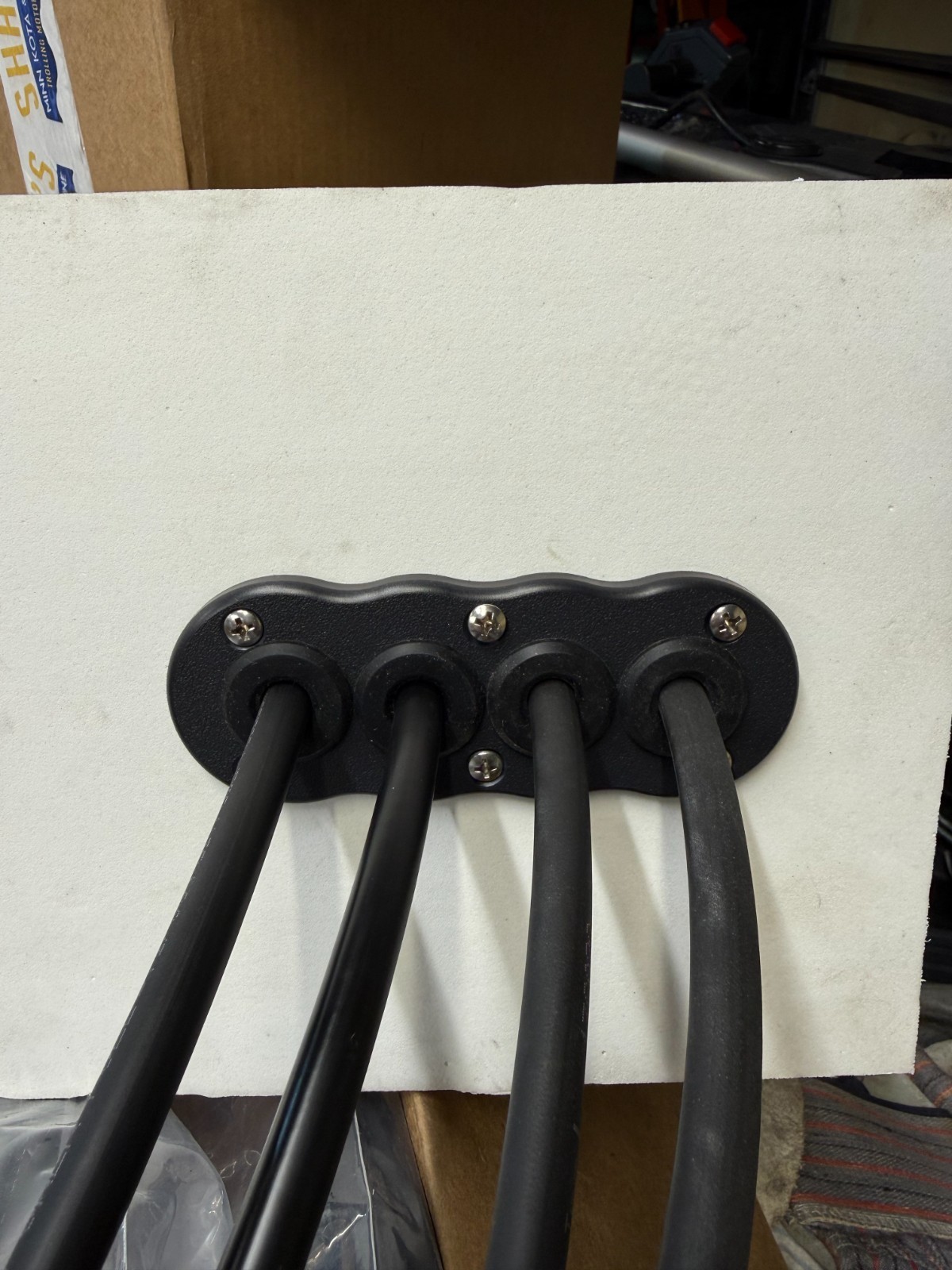 Bulkhead Plate Minn Kota Raptor Power-Pole starboard dual