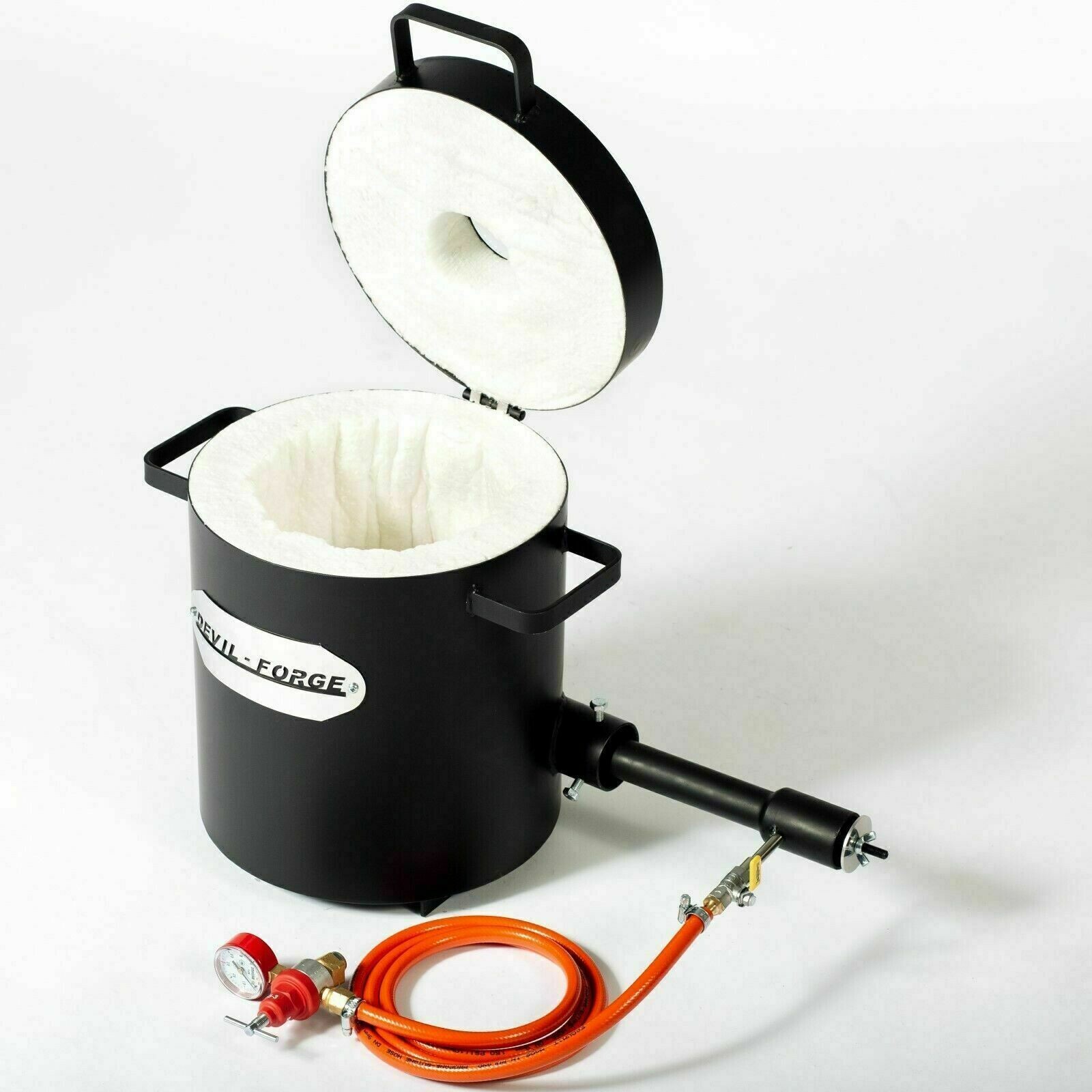 DEVIL-FORGE FB2Mb–10KG Gas Propane Melting Furnace Forge Burner Kiln USA