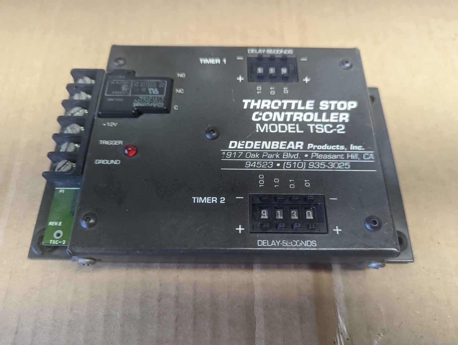 Dedenbear TSC-2 Throttle Stop Controller NHRA Drag Race Super Pro Super Gas S/ST