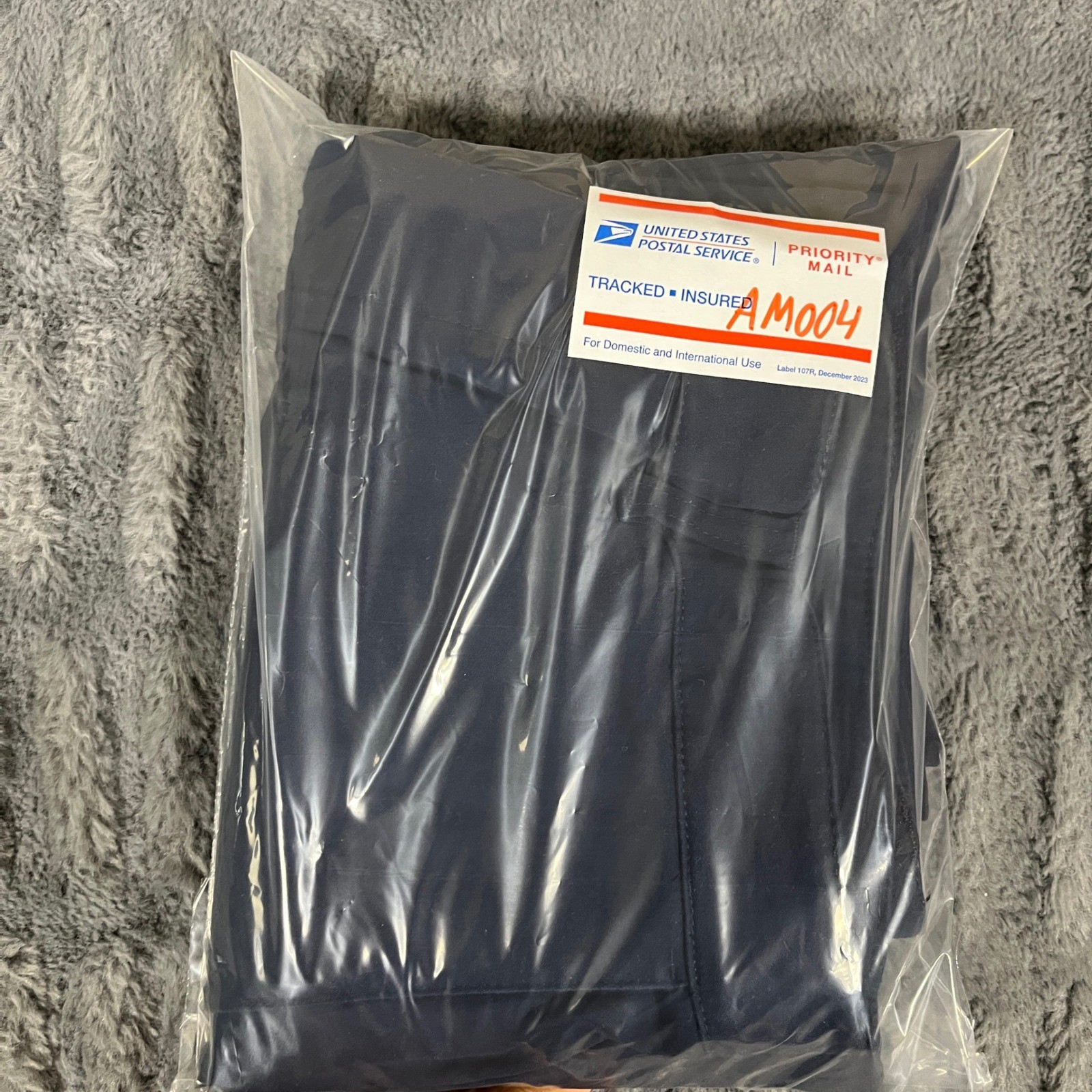 Chef Works Mens Navy Blue Cargo Work Pants Size 34x32 Flat Front Utility