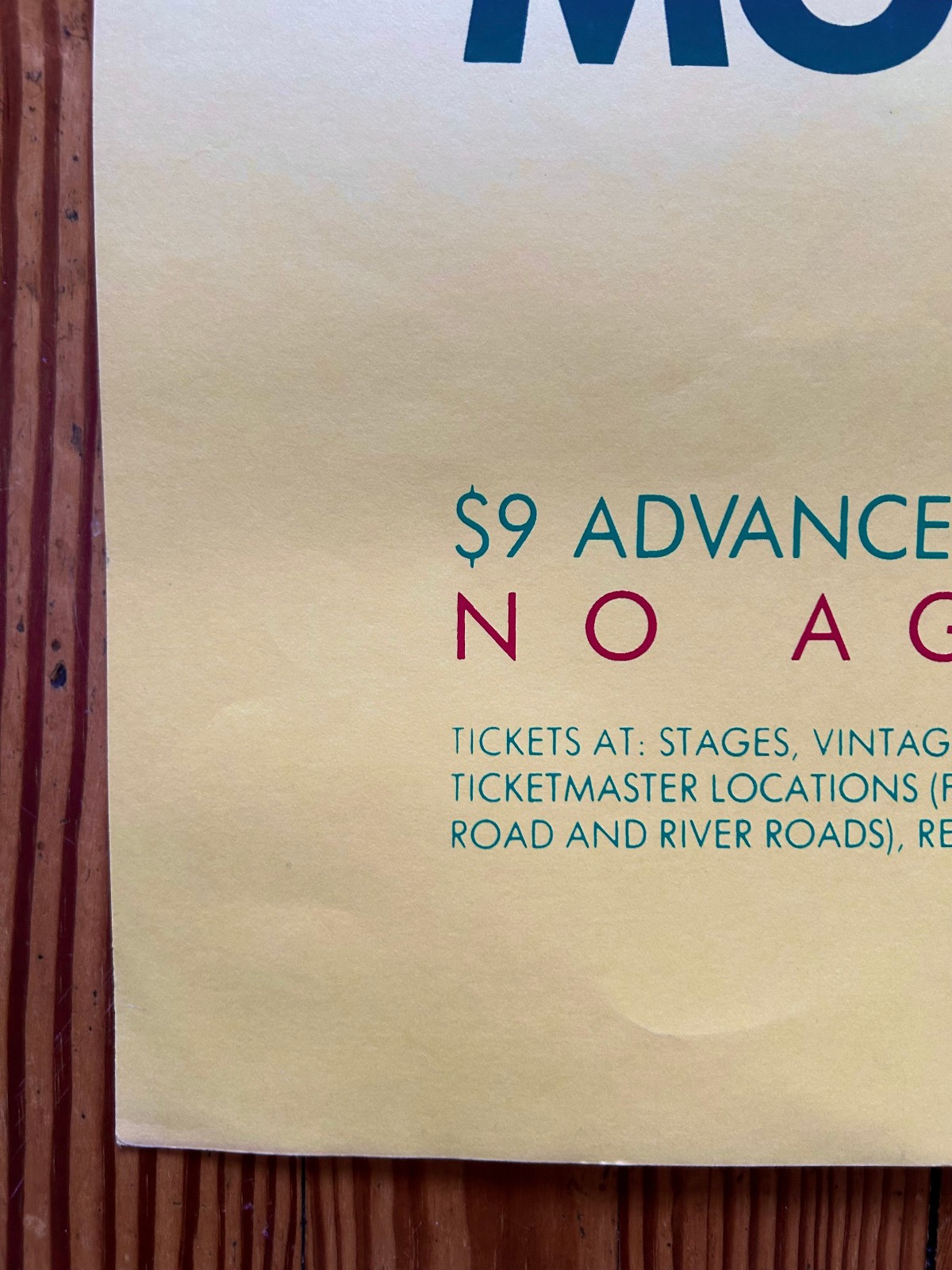 Vintage Black Uhuru Reggae Poster 1982 St. Louis MO Sly & Robbie 20x35 Stages