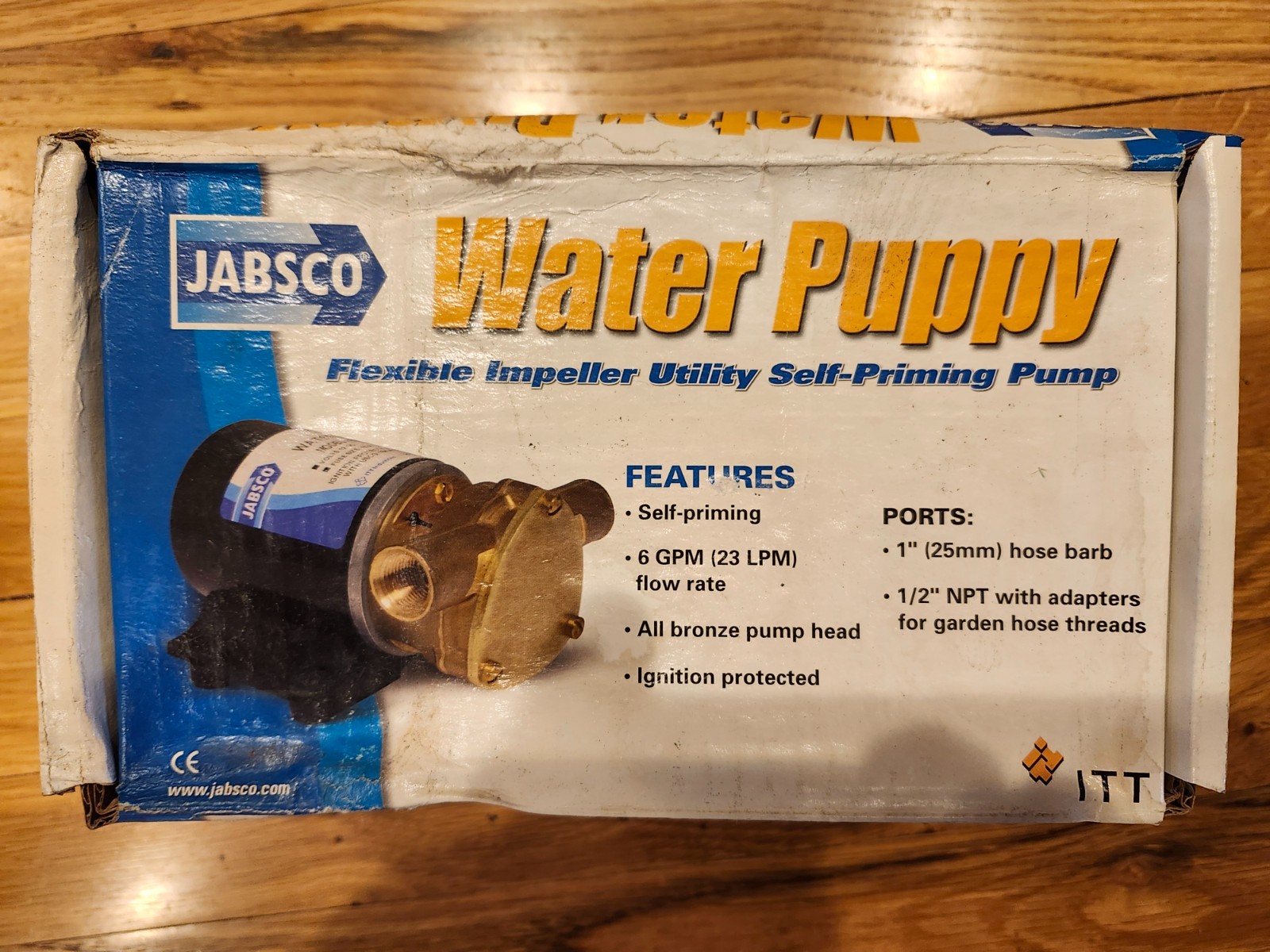 Jabsco Water Puppy Pump, 12v, 18660-0121, 6.3 GPM