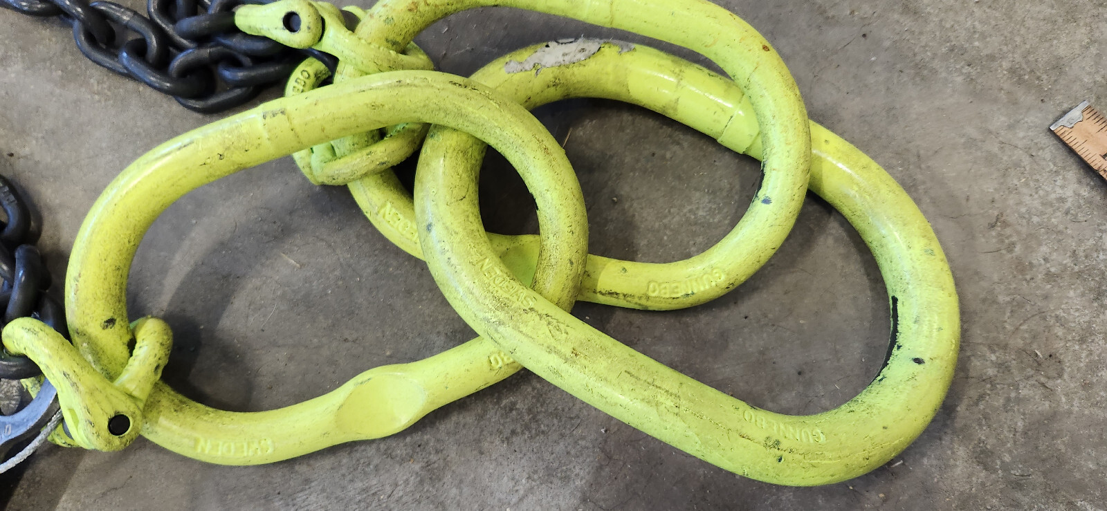 Gunnebo TOL 4'-6" 3-Leg Branch 9/32" 3250Lb Basket Lifting Sling.