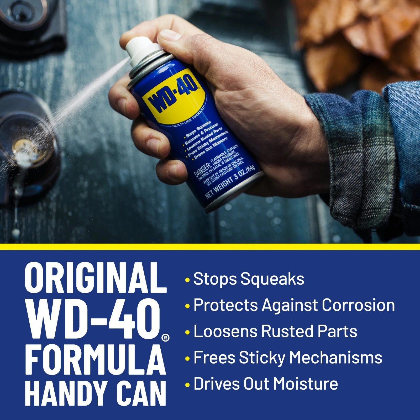 WD-40 Original Formula, Multi-Use Product, 2.75 OZ [Pack of 2]