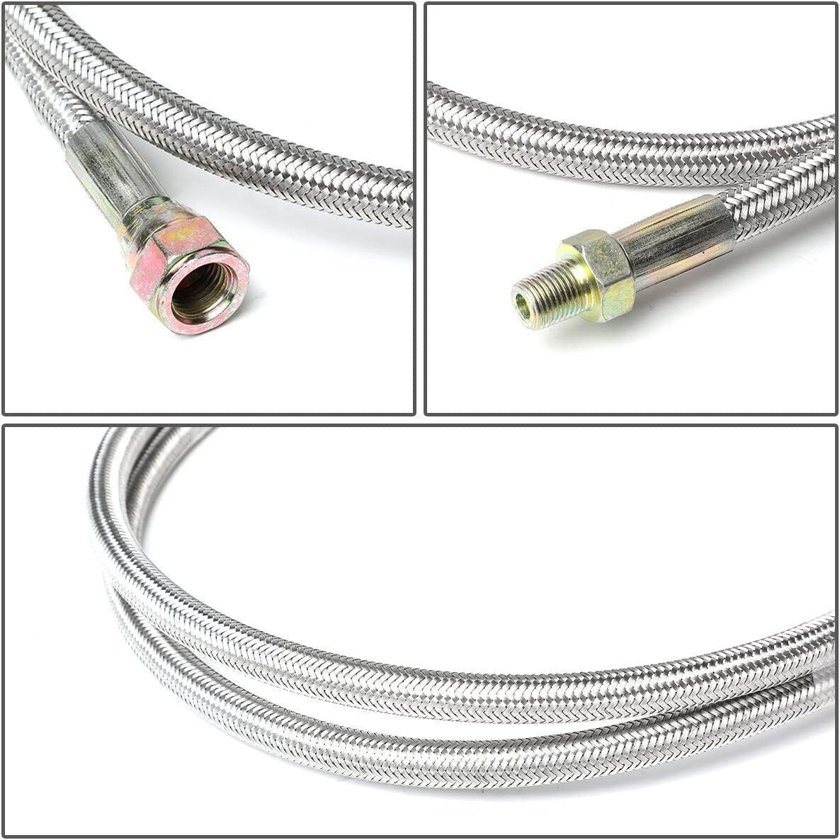 Oil Feed Line+10AN Oil Drain Return Fitting Kit For Turbo T3 T4 T6 GT45 T04E T66