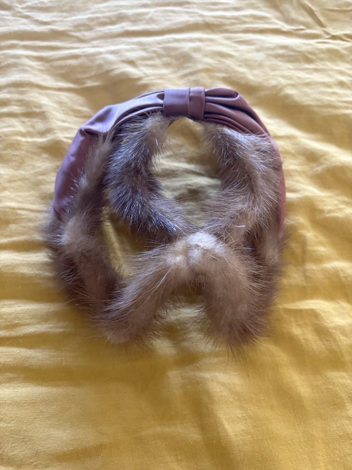 Beautiful Vintage Fur Hairpiece
