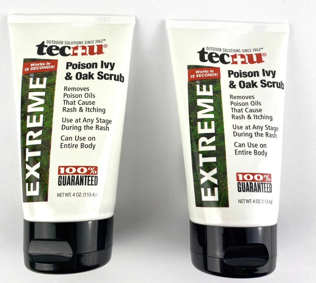 Tecnu Extreme Poison Ivy & Oak Scrub Helps Stop Itching 4oz (SEALED) 2 pack