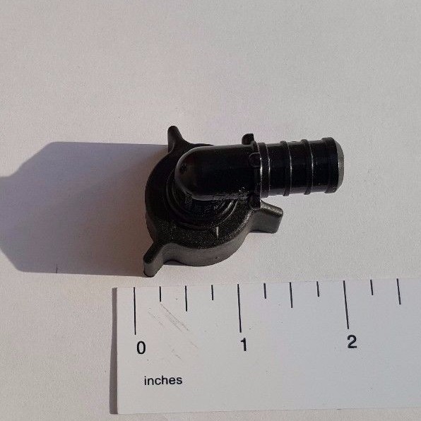 1) 1/2" PEX X 1/2 FEMALE NPT SWIVEL ELBOWS POLY ALLOY LEAD FREE CRIMP FITTINGS