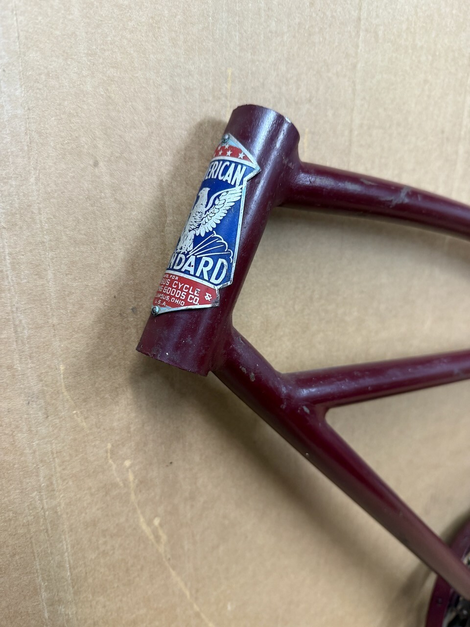 Schwinn Prewar Standard 26" Mens Straightbar Bicycle Frame Set 1941 to 1945