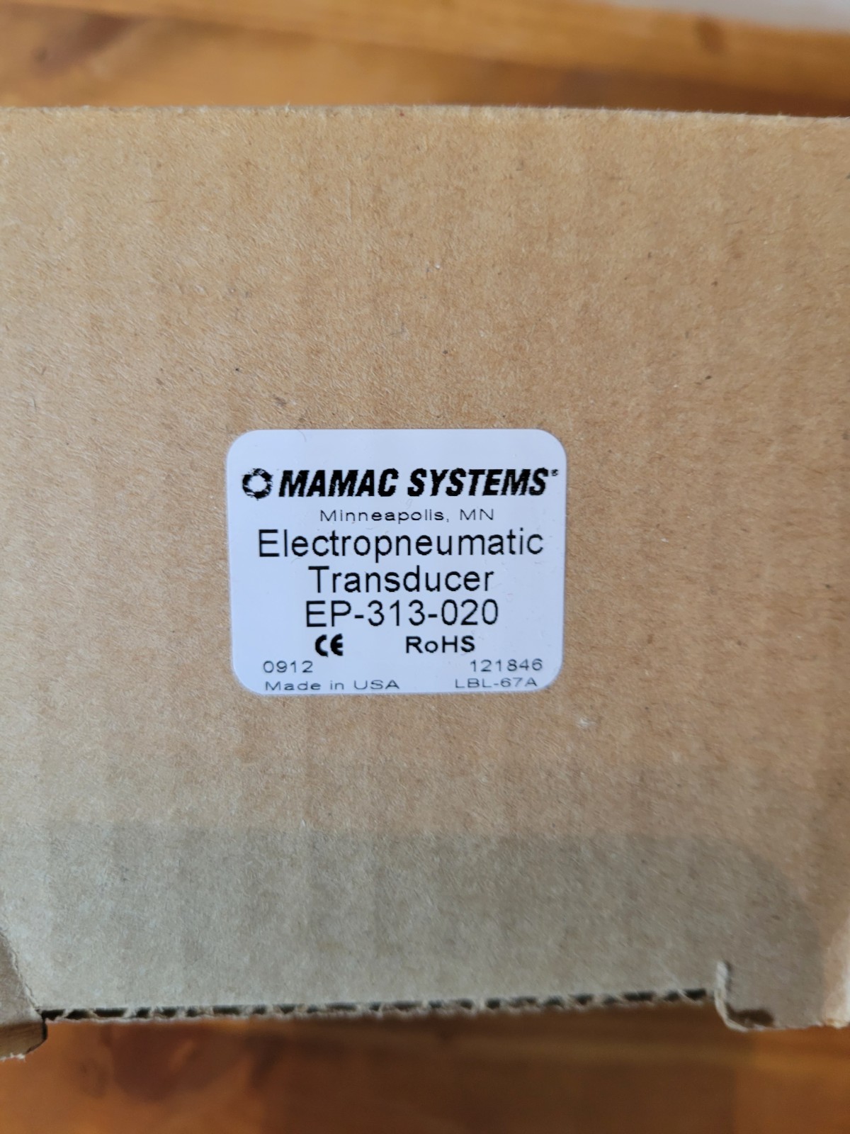 MAMAC SYSTEMS EP-313-020 / EP313020 (NEW IN BOX)