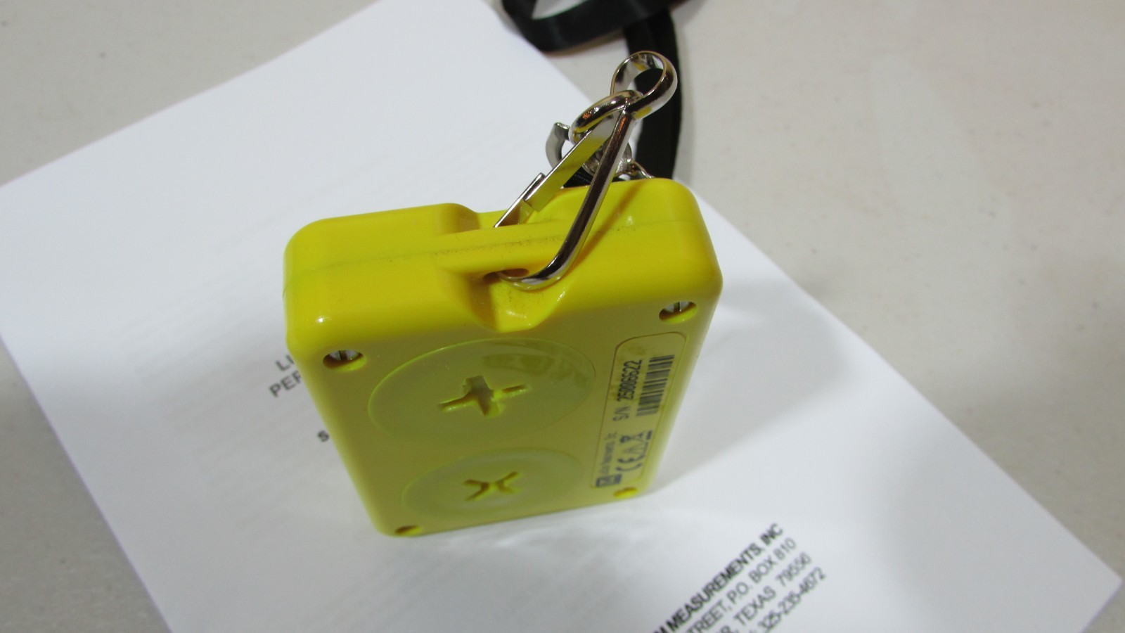 Ludlum Model 25 Personal Radiation Monitor Geiger Counter Detector Dosimeter