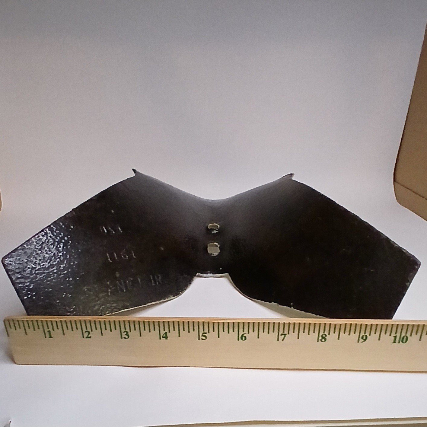 Vintage Hand Painted Butterfly Shape Cultivator Potato Digger