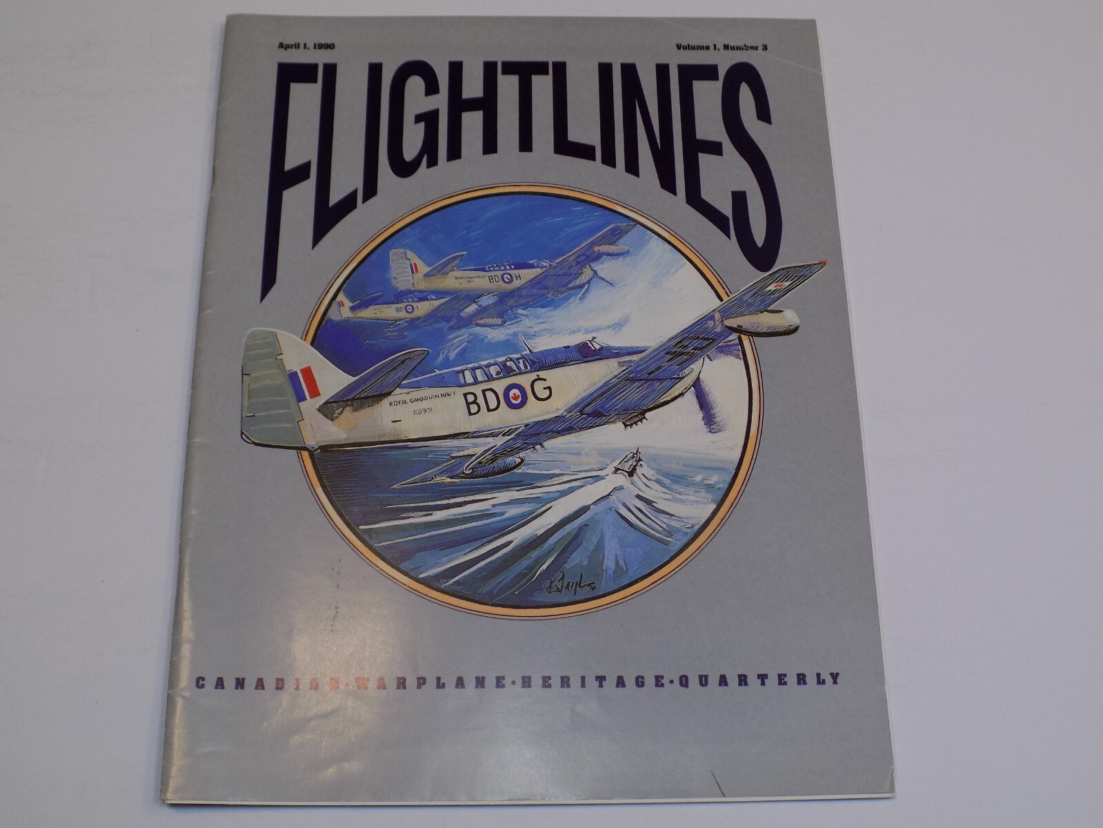 Flightlines Magazine April 1990 Canadian Warplane Heritage Firefly Hamilton Air