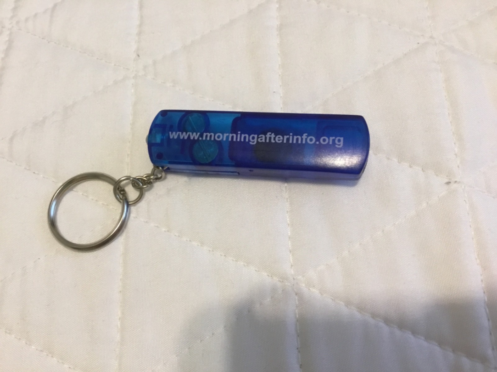 The Morning After Drug Rep Key Chain Compass whistle