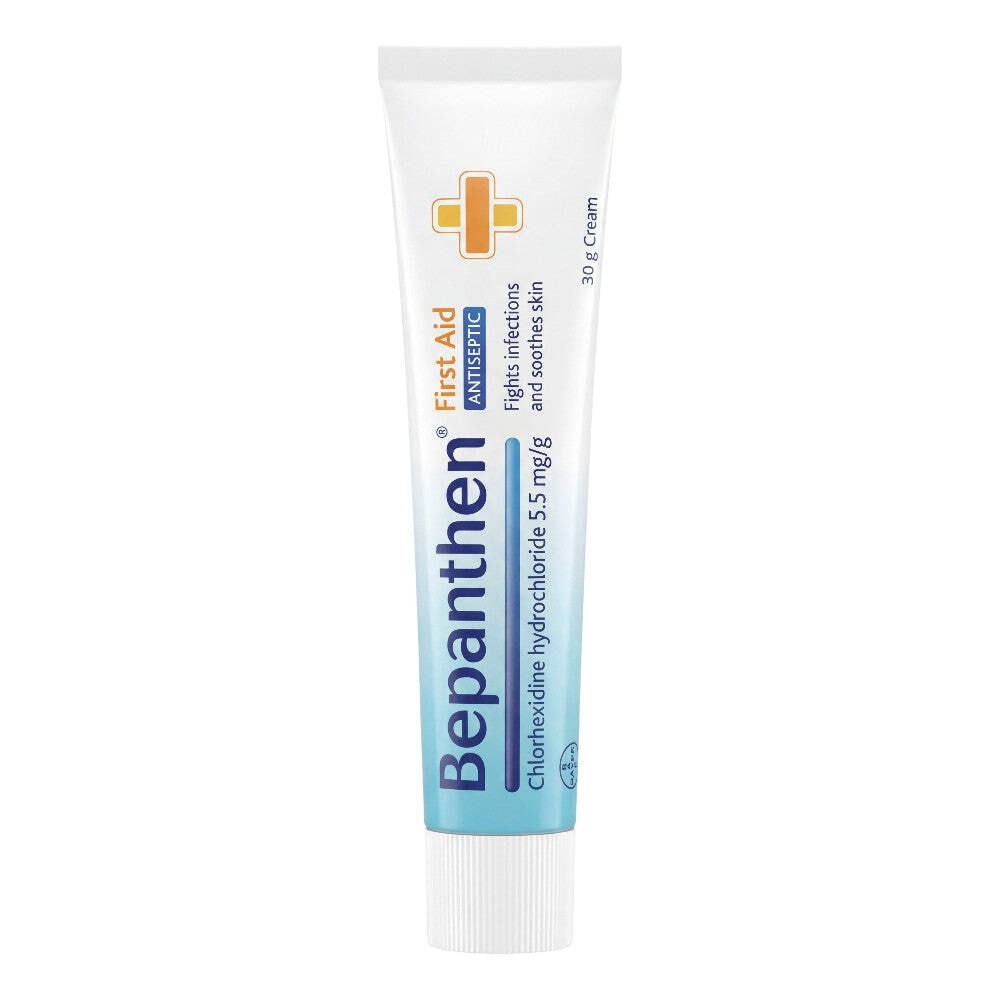 Bepanthen First Aid Cream 30g Antiseptic Fights Infection and Soothes Wounds