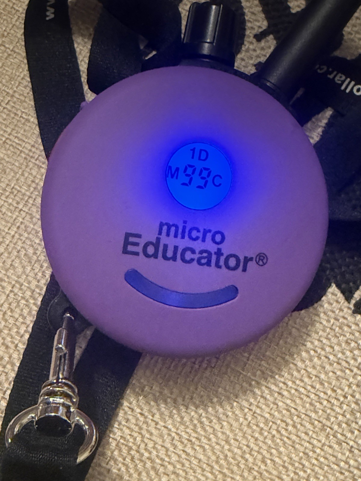 Brand New! MICRO EDUCATOR (ME-300) E-COLLAR Humane DOG COLLAR w/Remote PURPLE