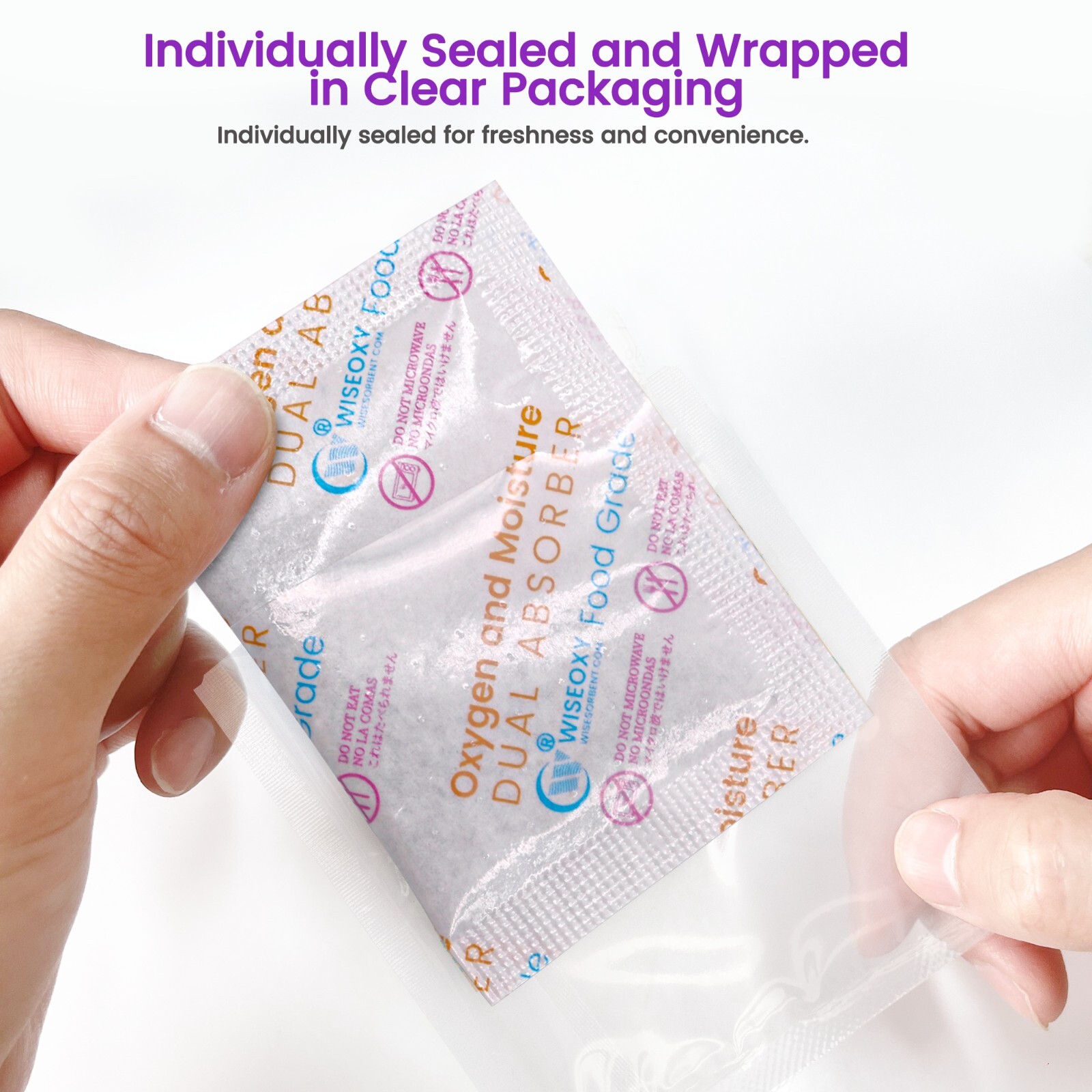 Oxygen Absorbers With Strong Moisture Removal for Long Term Food Storage
