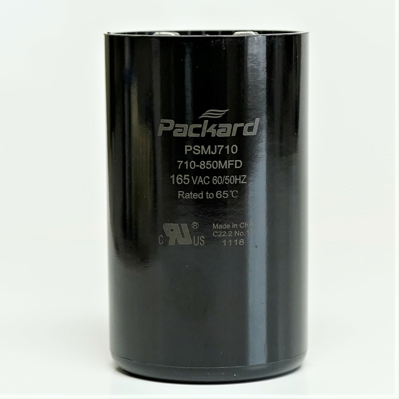 Packard PSMJ710 Motor Start Capacitor. 710-850 MFD UF / 165 VAC