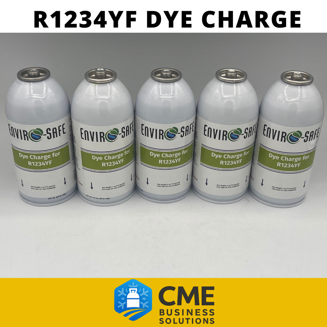 Enviro-Safe R1234YF Dye Charge For 1234yf, case of 5 4 oz cans.