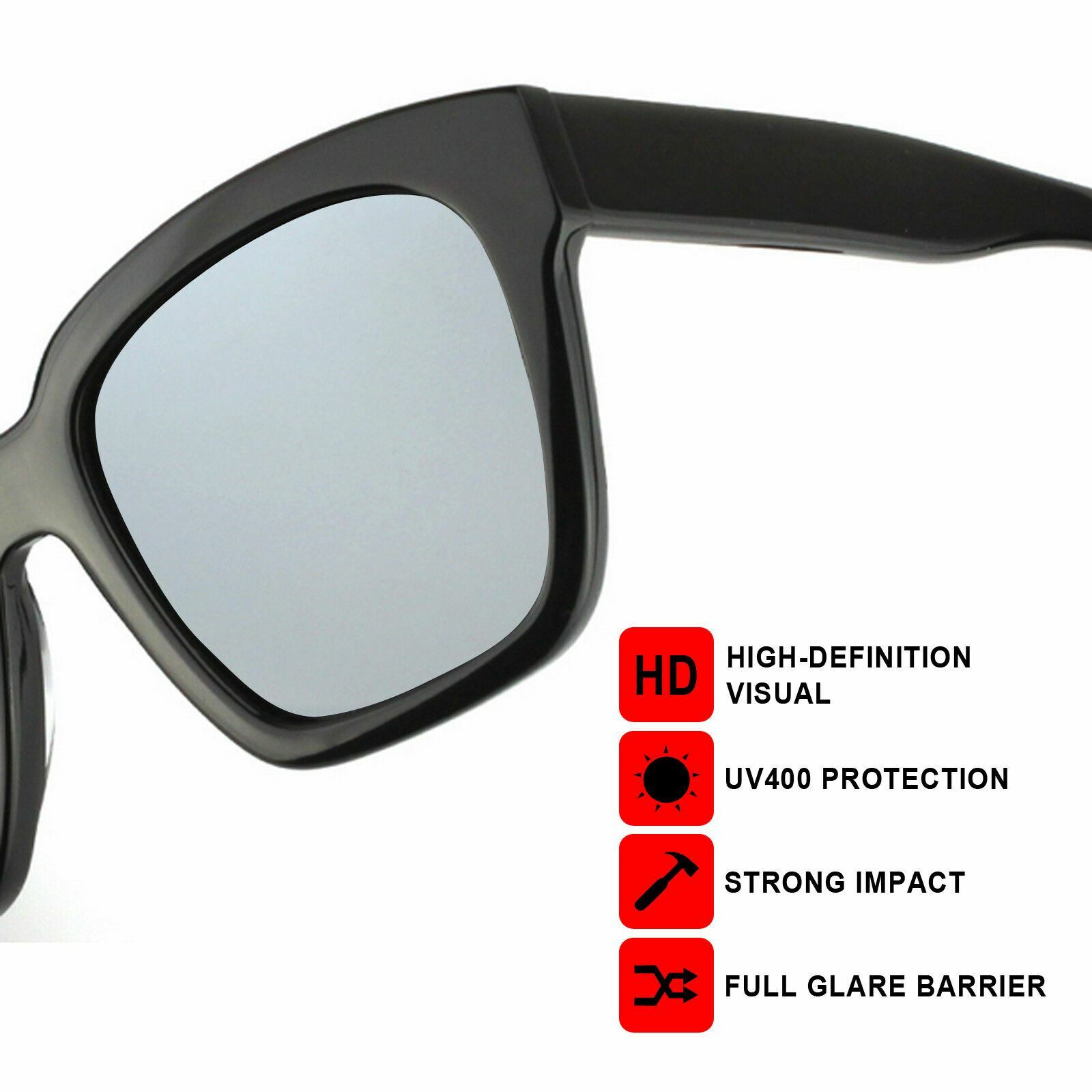 2 Pairs POLARIZED Replacement Lenses for-Oakley Fuel Cell OO9096 Black + Silver