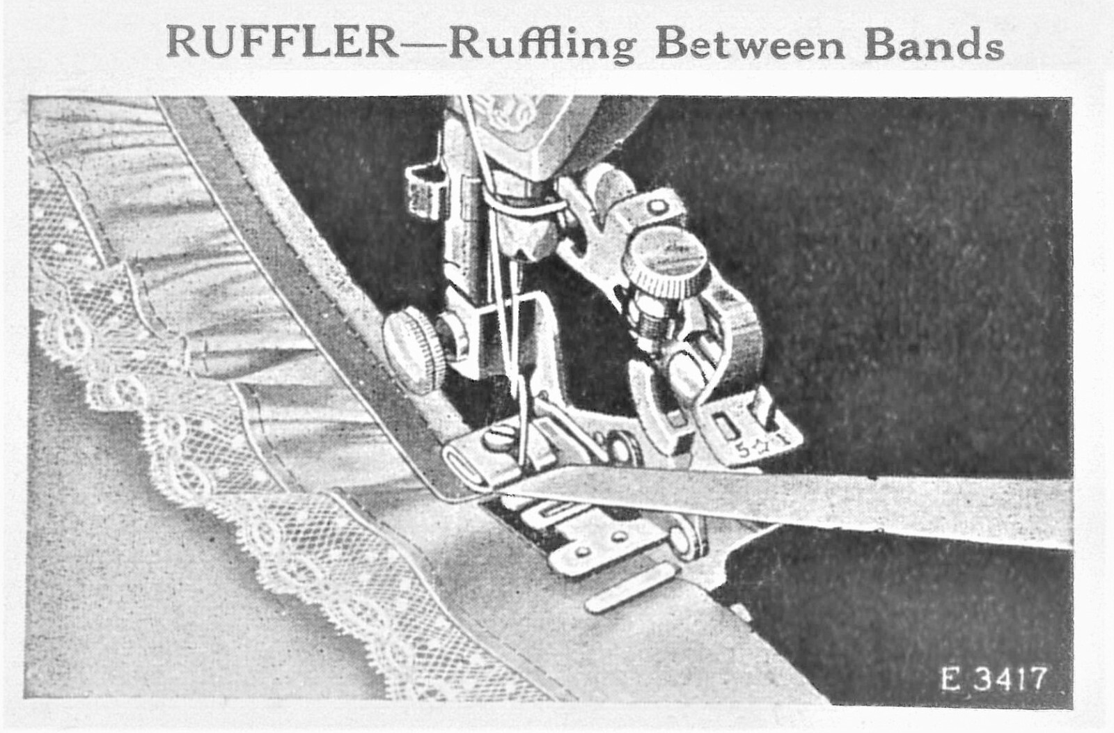 Singer Treadle Sewing Machine No. 127 & 128 Attachment No. 35919 Owner's Manual