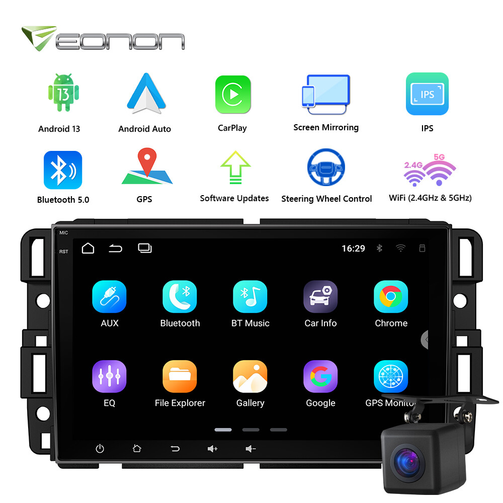 GMA13 Android 13 8" Car Stereo Radio for Chevrolet Silverado 1500 2500HD 3500 HD