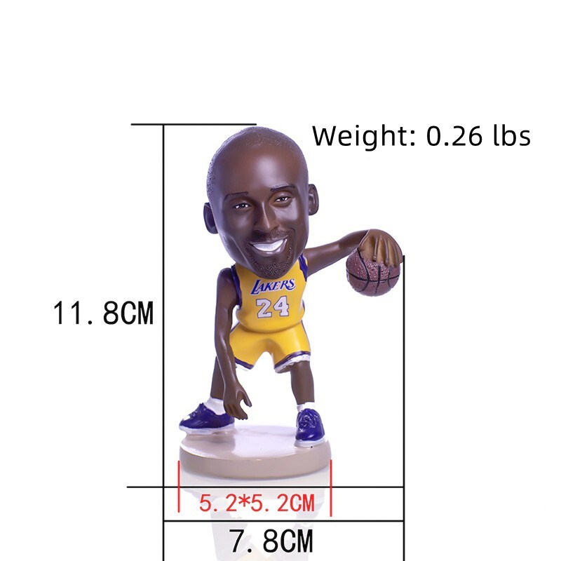 Kobe Bryant Bobblehead Shake Head Action Figure - LA Lakers #24.