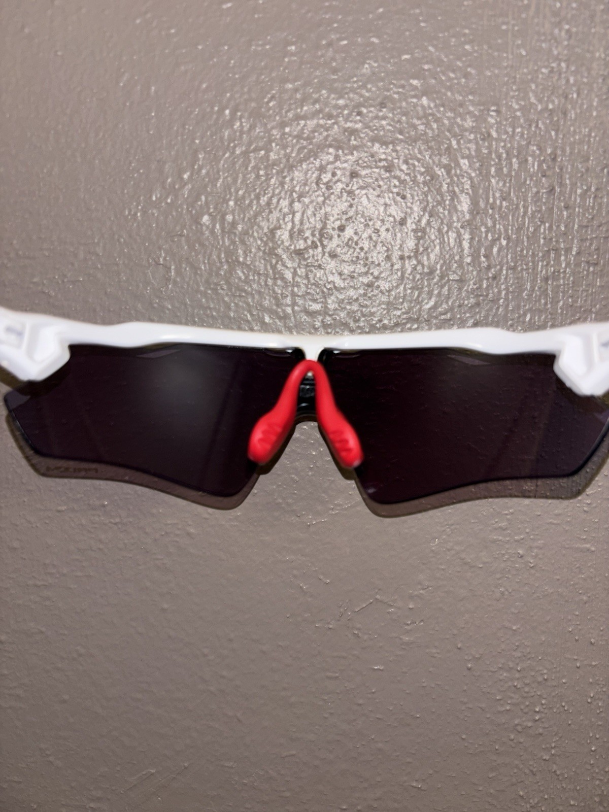 Oakley Radar EV Path Red/White Sports Sunglasses Model OO9208-05. 128 *NO CASE*