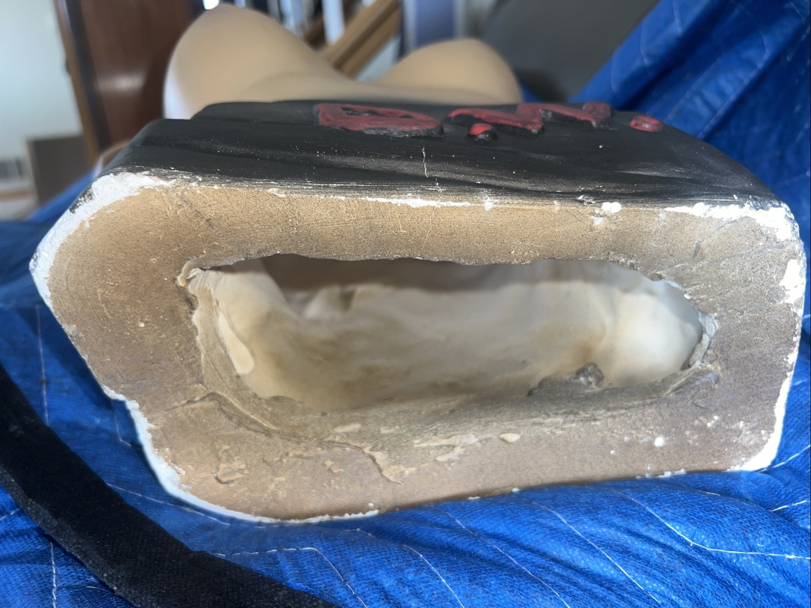 RARE D.W RAVI Woman Nude Bust Head LINGERIE Mannequin Plaster NICE BEAUTY