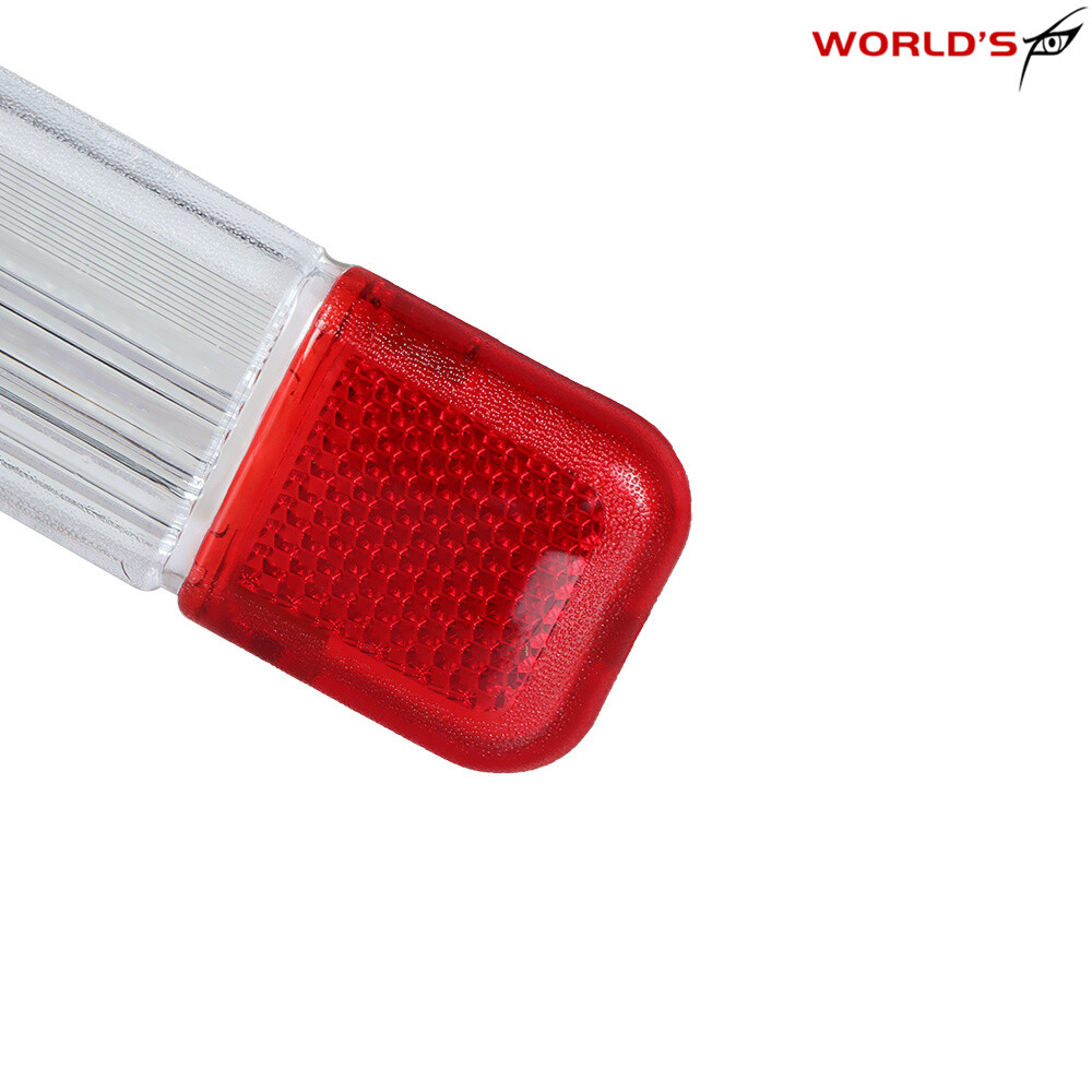 For 01-06 Chevy Silverado GMC Sierra Pair Plastic Door Reflector Light Panel L+R