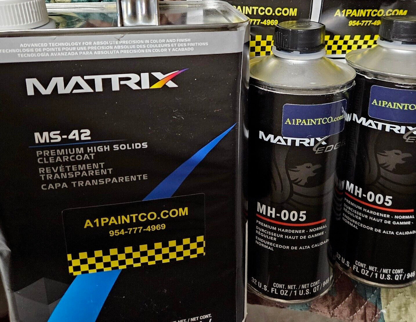 MATRIX OEM MS-42 KIT Premium High Solids Clearcoat INCLUDES 2 Quarts Hardener