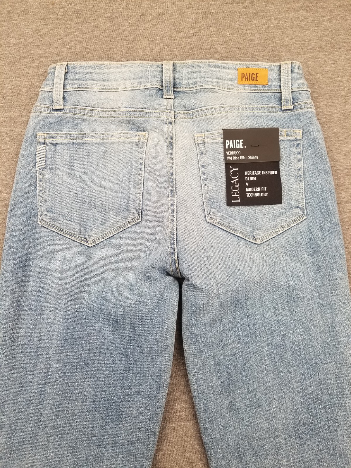 BRAND NEW W/ TAGS PAIGE ULTRA SKINNY VERDUGO WOMENS JEANS 27x29 $189 MSRP