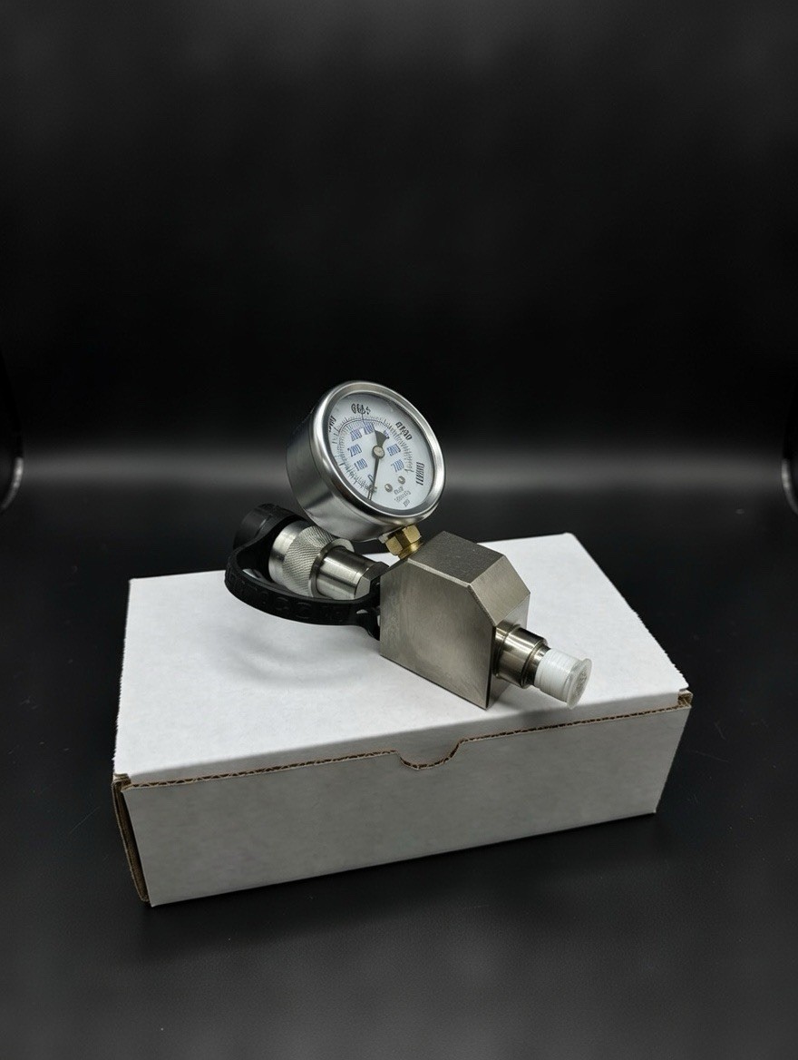 RokSolid/ Enerpac GA45GC Style Gauge Adaptor Assembly 0-10,000 PSI Gauge CR400