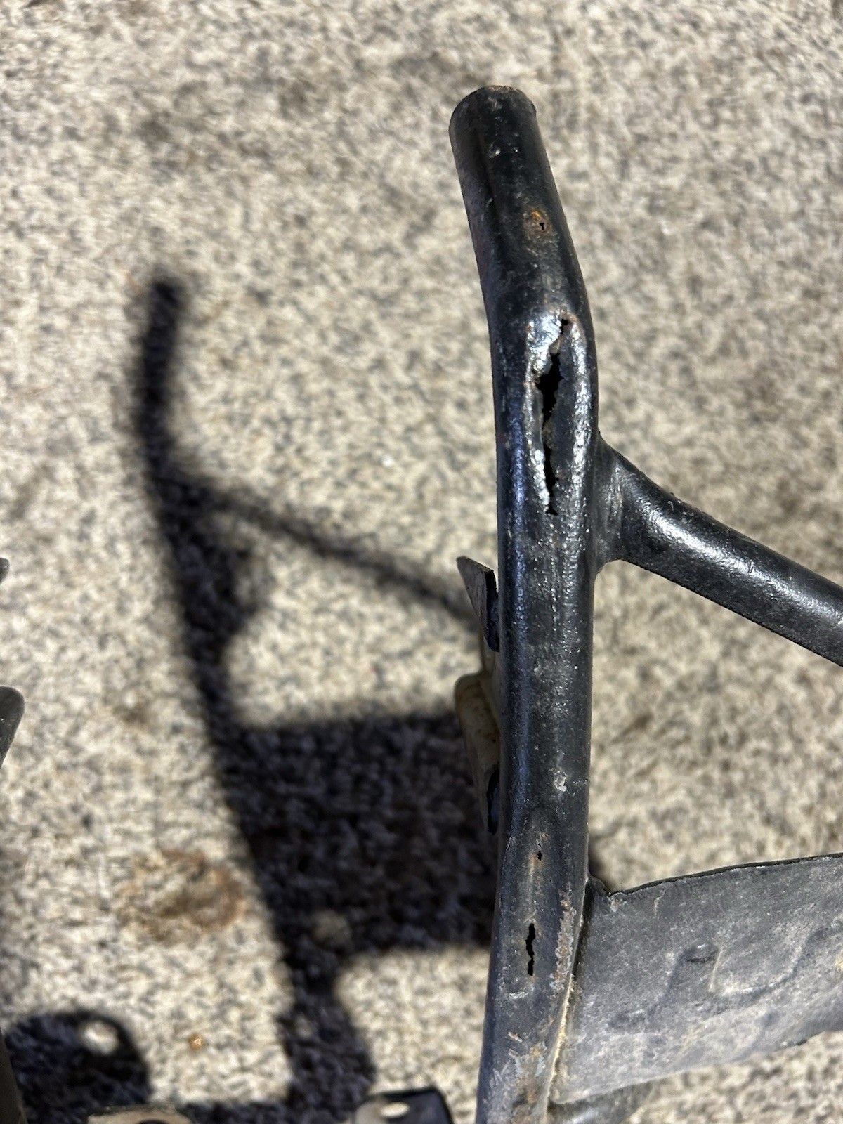 Yamaha Tri-z 250 Rear Swingarm Swing Arm Skid Plate Guard 1985 85 Tri Z