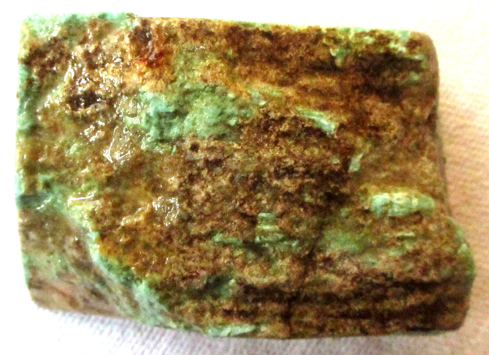 Natural Royston Turquoise Block - 188 grams - Nevada - Old Stock