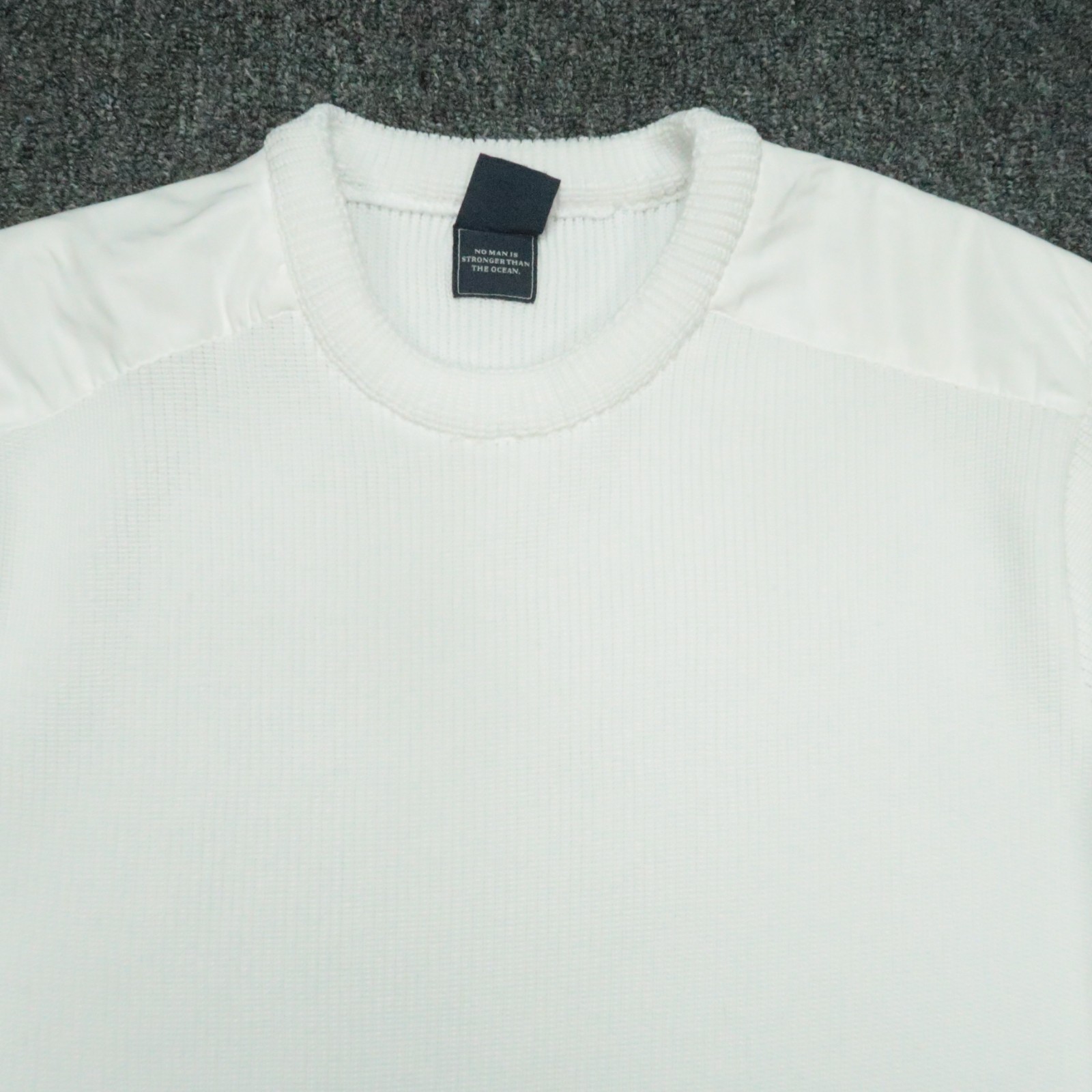 Paul & Shark Sweater Mens Large White Pullover Crew Waffle LQQK Studio