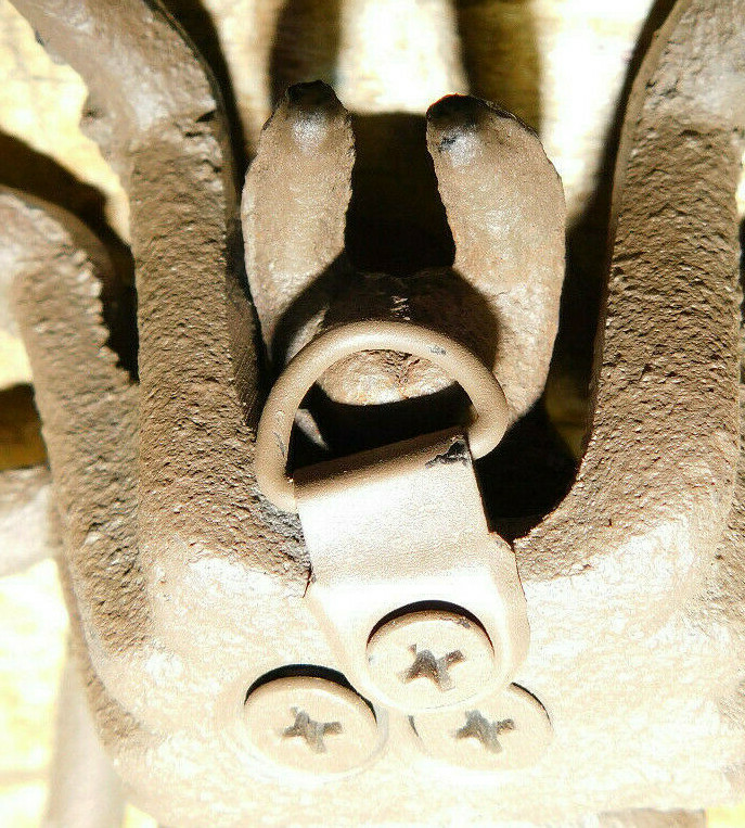 HUGE Cast Iron UGLY SPIDER Doorstop Statue Paper Weight Garden Decor TARANTULA