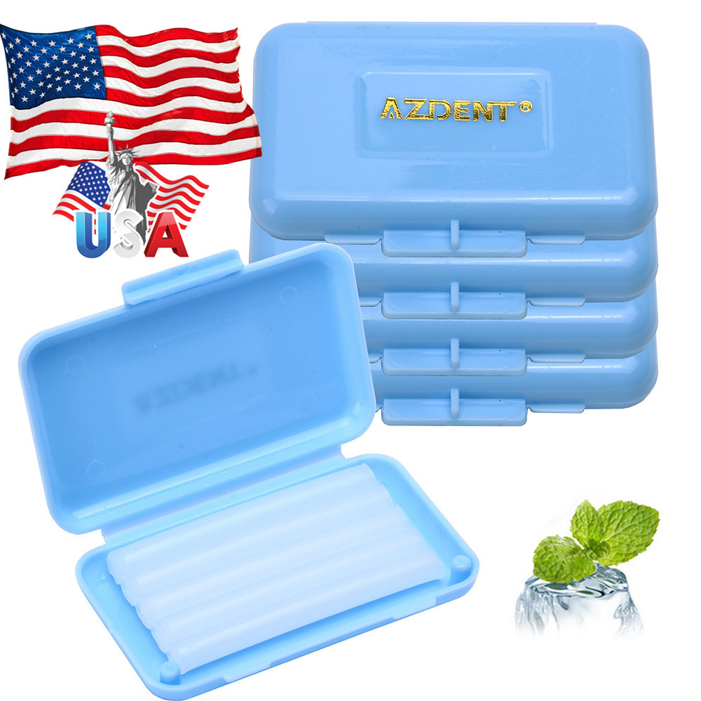 AZDENT Dental Orthodontics Ortho Wax Mint Scent for Braces Relief Gum Irritation