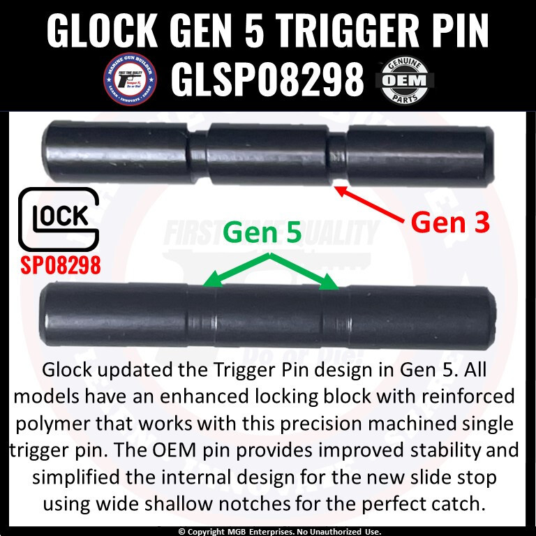 Glock 26 Lower Part Kit Gen 5 OEM G26 LPK Complete