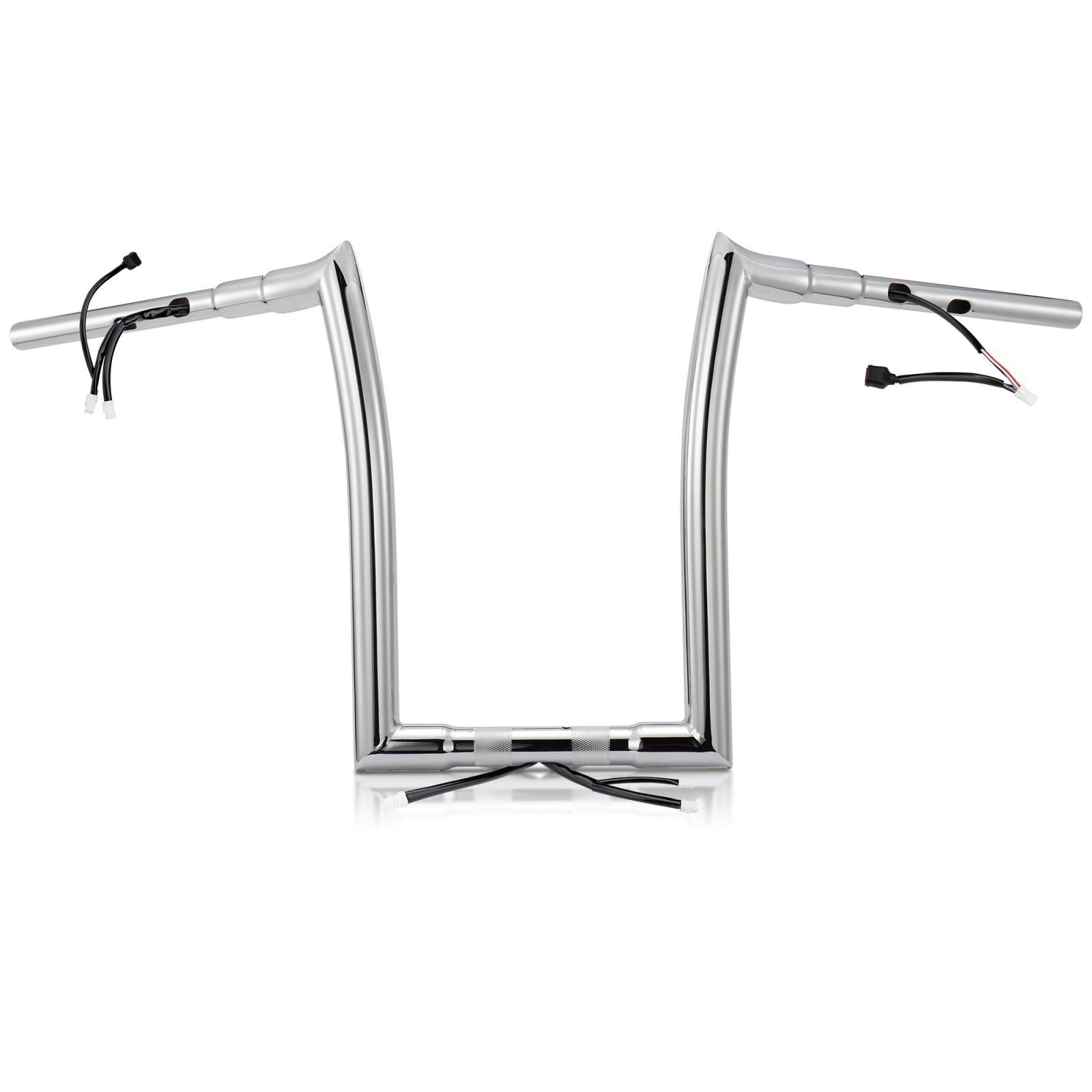 For Harley 14" Pre-wired Ape Hanger 1.25" Clamp for Road Glide with ABS 2024-up