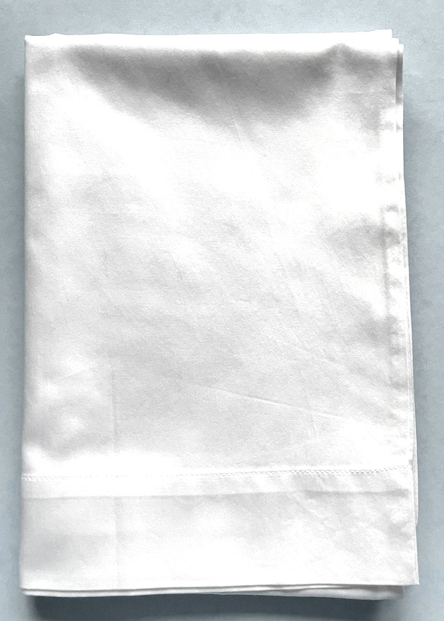Sferra White King Pillowcase (1) 300TC Pima Cotton Sateen Murano Hospitality